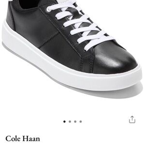 Cole Haan Black and White Sneakers Classic Court Style